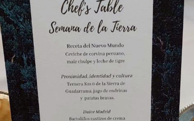 Chef's Table en el hotel InterContinental Madrid